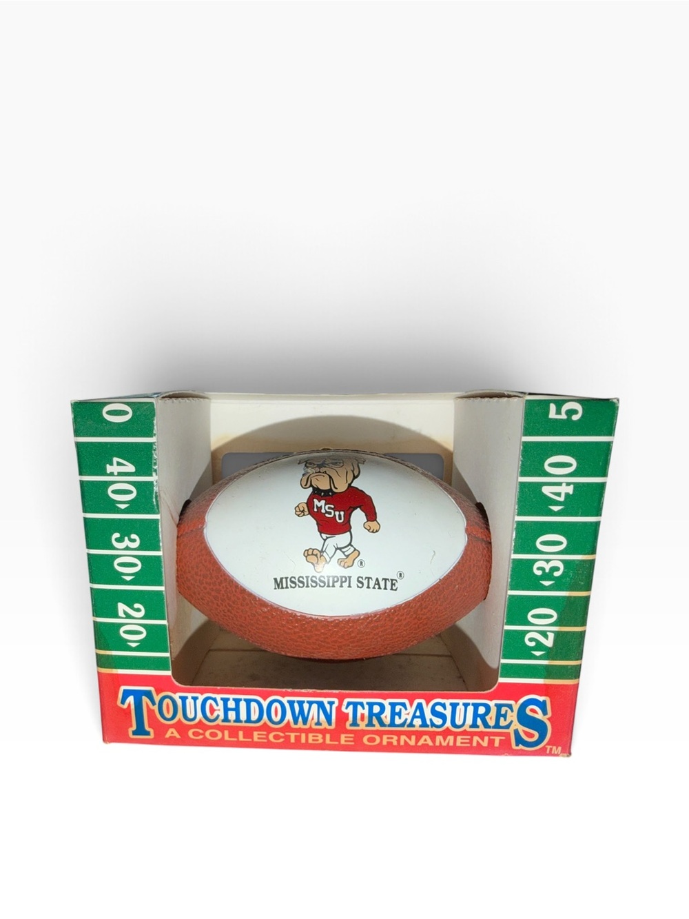 Mississippi State MSU Bulldogs collectible football ornament